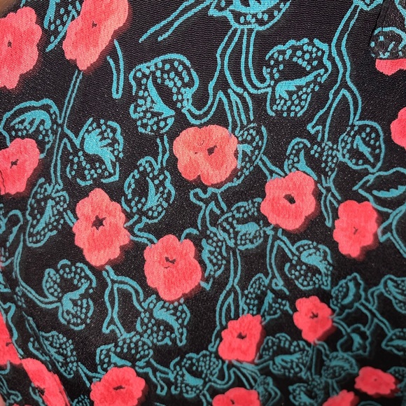 VINTAGE Malibu Media Green Dress with belt - Picture 3 of 5